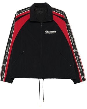 Willy Chavarria Logo-Tape Jacket - Black
