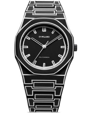 D1 Milano Polycarbon 40.5Mm Watch - Black