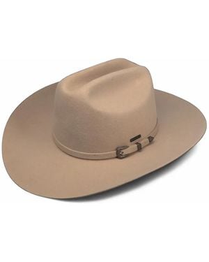 Stetson Mardren Buckle-Detail Felt Hat - Natural