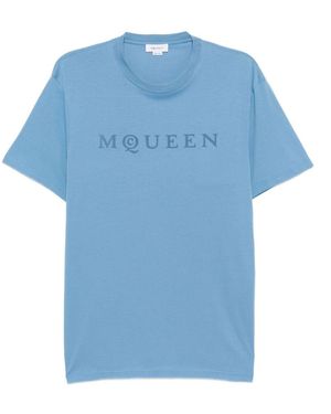 McQueen Logo T-Shirt - Blue