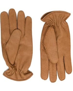 Visvim Leather Gloves - Brown