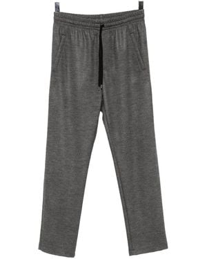 Harris Wharf London Drawstring Wool Trousers - Black