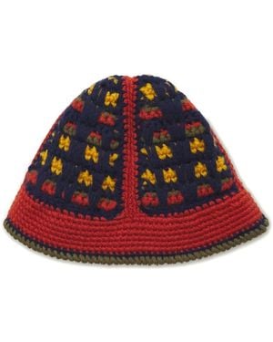 Nicholas Daley Patterned Bucket Hat - Red