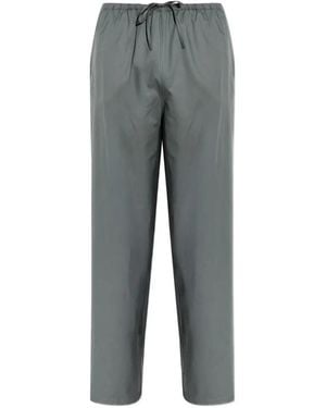 MM6 by Maison Margiela Drawstring-Waist Pyjama Trousers - Grey