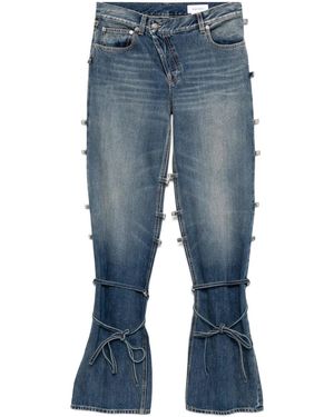 McQueen Straight-Leg Jeans - Blue