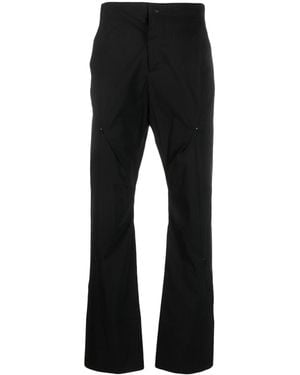 Post Archive Faction PAF Zip-Details Flared Pants - Black