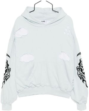 Warren Lotas Graphic-Embroidered Hoodie - White