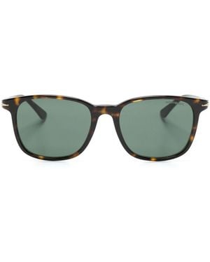 Montblanc Tortoiseshell Square-Frame Sunglasses - Green