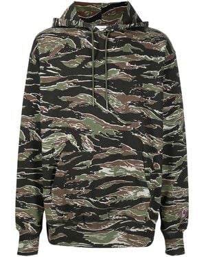 READYMADE Camouflage-print Long-sleeve Hoodie - Multicolour