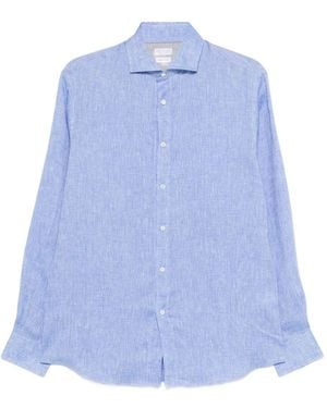 Brunello Cucinelli Linen Shirt - Blue