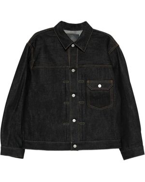 Momotaro Veste En Jean - Black