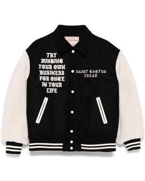 SAINT Mxxxxxx Varsity Jacket - Black