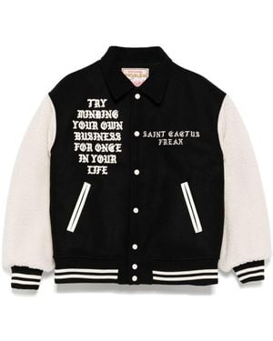 SAINT Mxxxxxx Varsity Jacket - Black