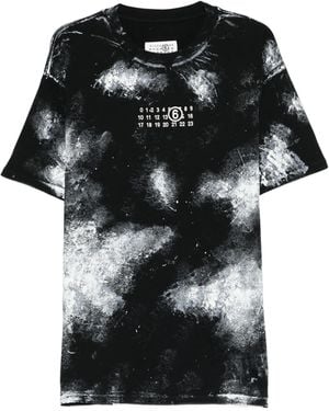 MM6 by Maison Margiela Graphic-Print T-Shirt - Black