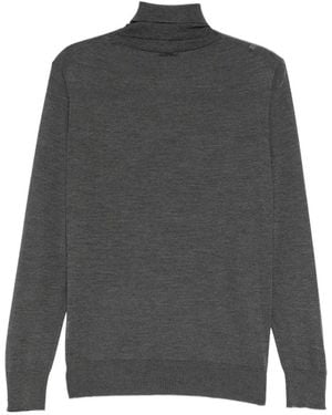 Caruso Fine-Knit Jumper - Grey