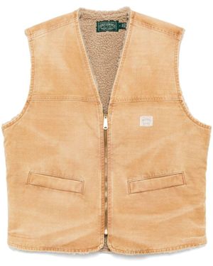 Polo Ralph Lauren Fleece-Lined Canvas Vest - Natural