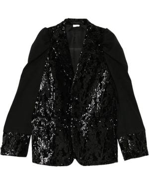Comme des Garçons Sequin-Embellished Blazer - Black