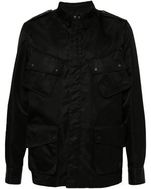 Givenchy Logo-Appliqué Shirt Jacket - Black