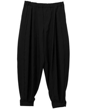 COMME DES GARÇON BLACK Pleated Pants - Black