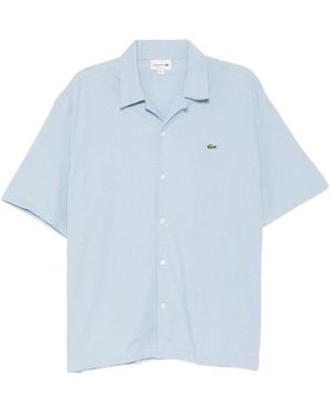Lacoste Logo-Embroidered Shirt - Blue