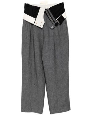 BED j.w. FORD Two Waists Trousers - Grey