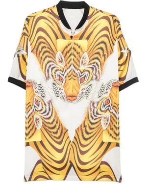 Y-3 Satin Graphic Jersey - Metallic