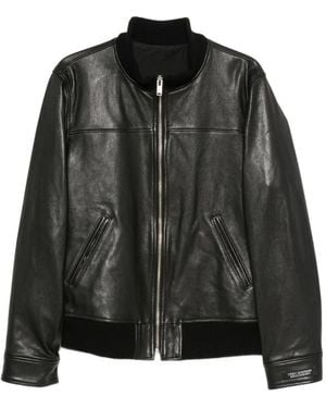 Undercover X Cindy Sherman Graphic-Print Leather Jacket - Black