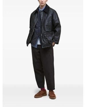 Barbour Gorduroy Collar Cotton Jacket - Black
