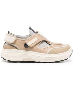 Suicoke Tred Logo-Patch Sneakers - Natural