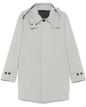 Brioni Trench Coat Parka - Gray