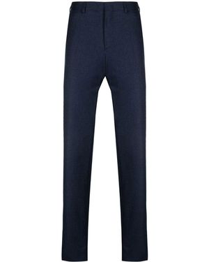 Brioni Straight-leg Wool Trousers - Blue