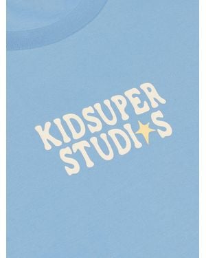 Kidsuper T-Shirt Imprimé Intégral - Blue