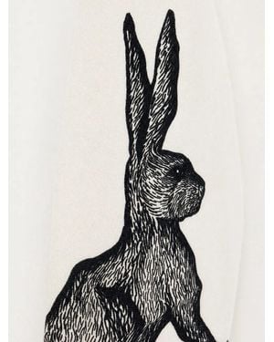Paul Smith Rabbit-Print Shirt - Black