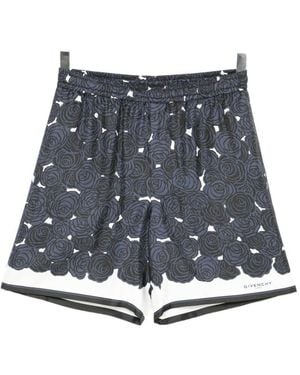 Givenchy Floral Bermuda Shorts - Blue