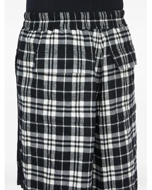 Rick Owens Kiltshorts Elasticated-Waistband Shorts - Black