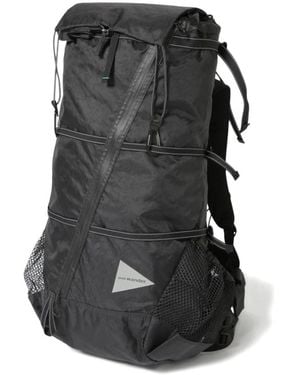 and wander Ecopak 45L Drawstring Backpack - Black