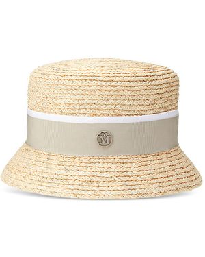Maison Michel New Kendall Straw Hat - Natural