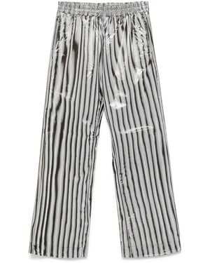 Walter Van Beirendonck Straight-Leg Trousers - White