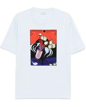 Lanvin Printed T-Shirt - White