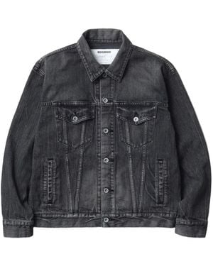 Neighborhood Buttoned Denim Jacket - Grey