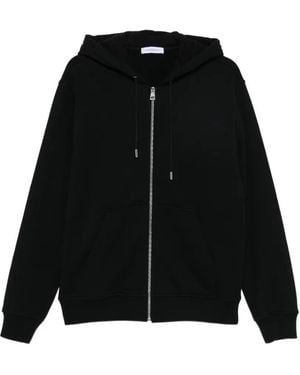 Givenchy Fleece Zip-Up Hoodie With Photographic Negative Print - Black