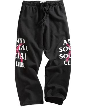 ANTI SOCIAL SOCIAL CLUB Cancelled Paint Track Trousers - Black