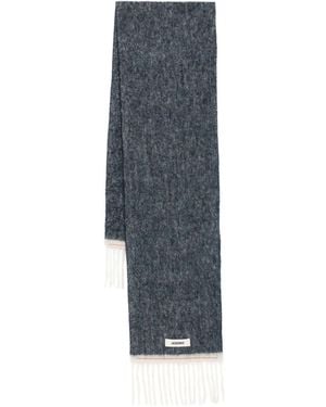 Jacquemus Fringed Scarf - Blue