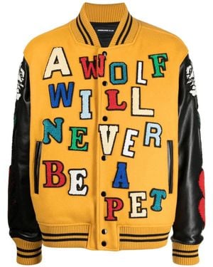 Undercover X K. Tolnoe Varsity Bomber Jacket - Gray