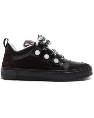 Marcelo Burlon Ticinella Lace-Up Trainers - Black