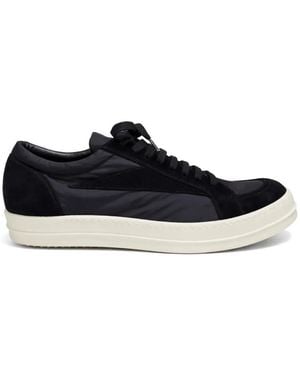 Rick Owens Paneled Low-Top Sneakers - White