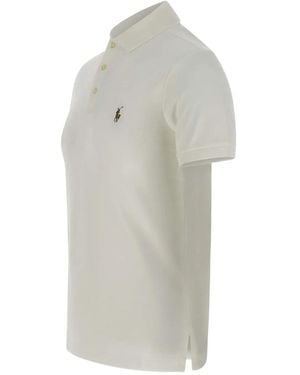 Polo Ralph Lauren Polo Pony-Embroidered Polo Shirt - White