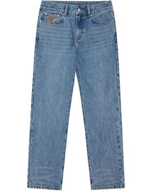 BBCICECREAM Embroidered-Pocket Jeans - Blue