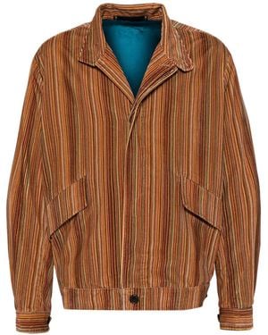Paul Smith Striped Jacket - Brown