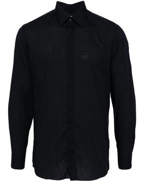 Caruso Cotton Shirt - Blue